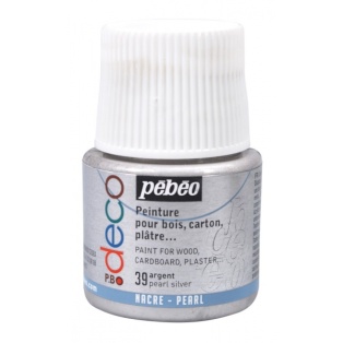 Akrüülvärv pärlmutter 45ml Deco/ 39 silver