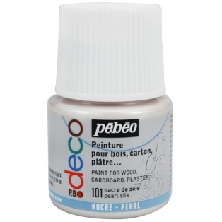 Akrüülvärv pärlmutter 45ml Deco/ 101 pearl silk