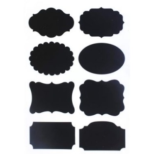 Chalk Board stickers, 16pcs