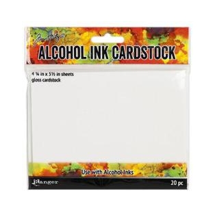 Alcohol ink card stock 4.25x5.5