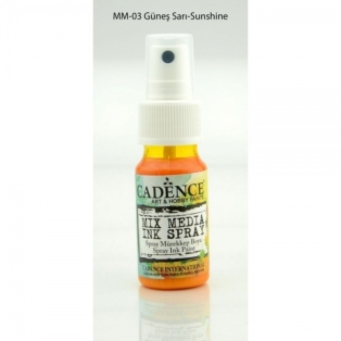 Mix Media Spray Ink Paint 25ml/ sunshine
