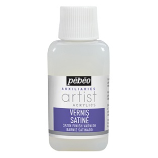 Satin varnish for acrylic colours 250ml