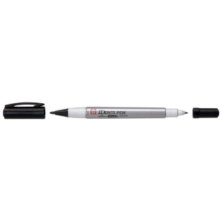 Permanent markerIdenti-Pen 0,4+1.0mm, black