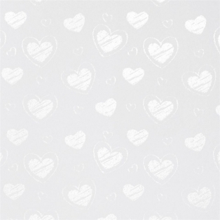 Dekoratiiv paber A4 220g I/L, 5tk/ Small hearts White