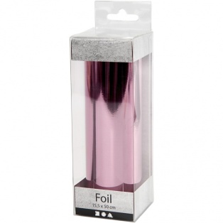 Deco Foil 15,5x50cm, pink