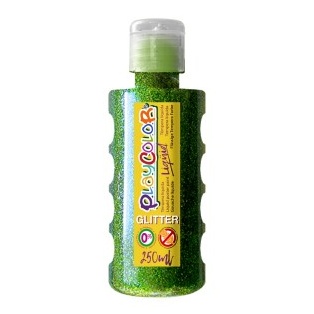 Guašš tempera Glitter 250ml/ roheline