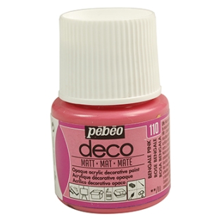 P.BO Deco-Painting matt colour 45ml/ 110 bengale pink