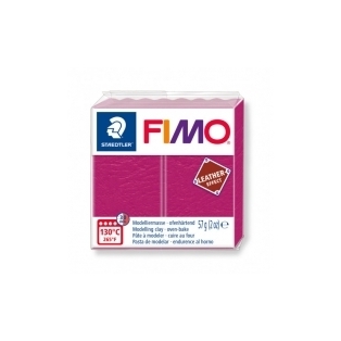 Fimo Leather Effect Berry 57g