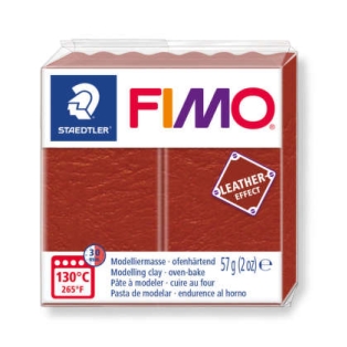 Polümeersavi FIMO Leather Effect 57g, rooste