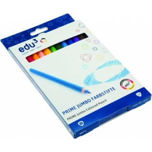 edu3 PRIME Jumbo Coloured Pencils 12pcs/ triangular