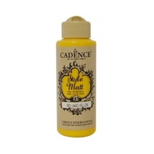 Akrüülvärv Style Matt 120ml/ 9011 kollane