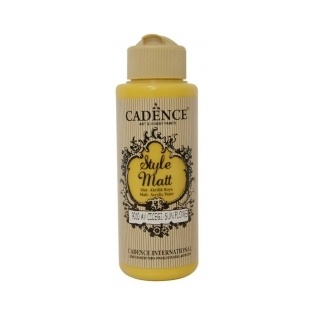 Akrüülvärv Style Matt 120ml/ 9010 sunflower