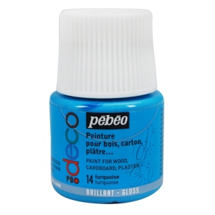 P.BO Deco-Painting glossy colour 45ml/ 14 turquoise