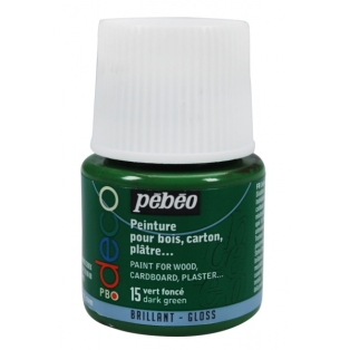 P.BO Deco-Painting glossy colour 45ml/ 15 dark green