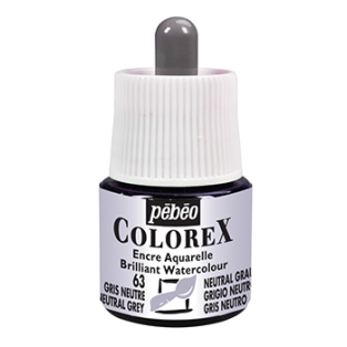 Colorex watercolour ink 45ml/63 neutral grey