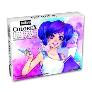 Colorex vedelakvarell 10x20ml/ Manga