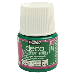 P.BO Deco-Painting glossy colour 45ml/137 green