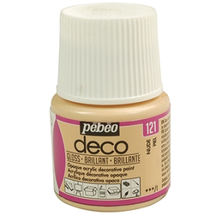 P.BO Deco-Painting glossy colour 45ml/ 121 nude