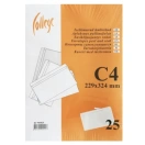 Ümbrik C4 229x324mm, 25tk valge