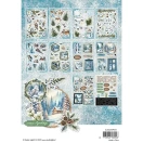 Disainpaber - väljalõigete plokk A5 20lehte, winter wonderland 335
