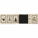 Stamp set  Christmas market 7pcs