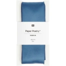Polyester Ribbon, smoke blue, 25 mm x 3 m