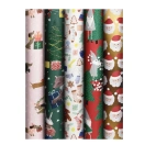 Pakkepaber 0,7x3m, Xmas cuties, assortii 1tk
