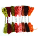 Stranded cotton set Autumn, 8pcs