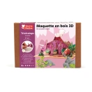 3D Wood Construction/ Triceratops+decor