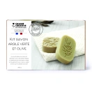 Soap making set Olive& green Clay
