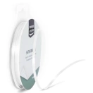 Satin Ribbon w 3mm, 10m/ white