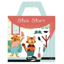 Stickers Tell a story 4pages+backround/ House