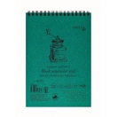 Watercolor pad  black 300gr, A5, 20sh spiral