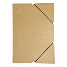 Kummiga mapp A3 kartong/ Natur