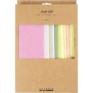 Craft felt 10pcs pastel