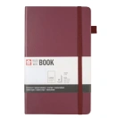 Märkmik Sakura 13x21cm, jooneline sisu, 80l, tumepunane