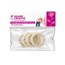 Wooden Ring Ø 55 mm natural 4pcs