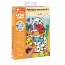 Värvi numbrite järgi 18x22cm/ Kassid - koerad