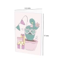 Greeting card 11.5x17cm