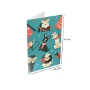 Greeting card 11.5x17cm