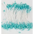 Flower pips/ pearl turquioise 144pcs