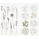 Washi kleepsud, In the Meadow, 4 lehte Black and Gold