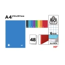 Exercise book A4/ 6x6 squared 48sheets