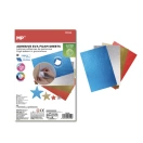 EVA Foam Glitter Sheets A4, 4pcs, adhesive