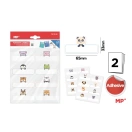 Adhesive labels,