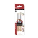 Pack 3 stencil brushes