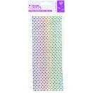 Self-adhesive crystals 