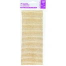 Self-adhesive crystals 