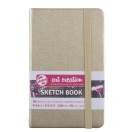 Visandiplokk Art Creation 9x14cm, 80l,valge kuld