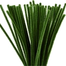 Pipe Cleaners, thickness 6 mm, fir green, 50pcs